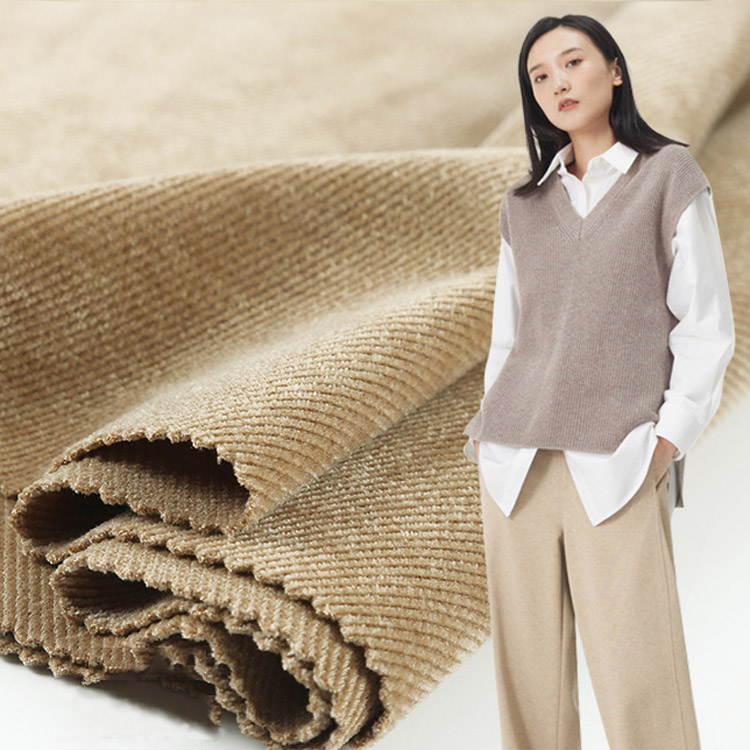 Vải sợi len Chenille Twill trọng lượng trung bình